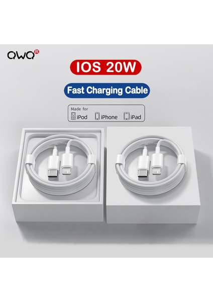 Orijinal Yıldırım Kablosu iPhone 13 12 11 14 Pro Max Mini Xs Max Artı iPad iPhone Şarj Cihazı USB Tipi C Hızlı Şarj Kablosu (Yurt Dışından)