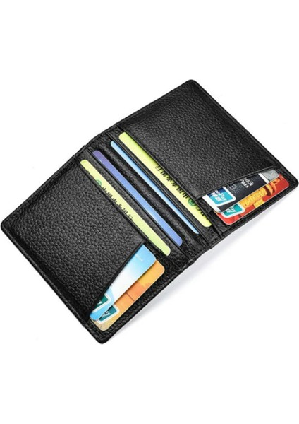 1 Adet Süper Ince Yumuşak Cüzdan Hakiki Deri Mini Kredi Kartı Cüzdanı Kredi Kartı Sahipleri Erkek Cüzdan Ince Küçük Dropshipping (Yurt Dışından)