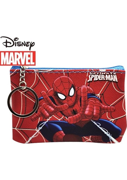 Disney Marvel Örümcek Adam Yeni Çocuk Bozuk Para Cüzdanı Yüksek Kaliteli Büyük Kapasiteli Çocuğun Bozuk Para Cüzdanı Pu Fermuar Moda Küçük Cüzdan (Yurt Dışından)
