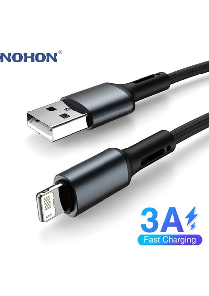 Hızlı Şarj USB Kablosu iPhone 13 12 11 Pro x Max 6 6s 7 8 Artı Apple iPad Kökenli Kurşun Cep Telefonu Kablosu Veri Şarj Kablosu 3 M (Yurt Dışından)