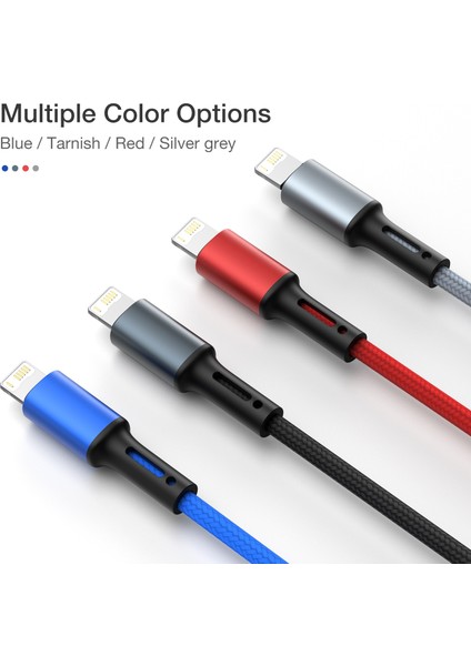 Hızlı Şarj USB Kablosu iPhone 13 12 11 Pro x Max 6 6s 7 8 Artı Apple iPad Kökenli Kurşun Cep Telefonu Kablosu Veri Şarj Kablosu 3 M (Yurt Dışından) indirimleri
