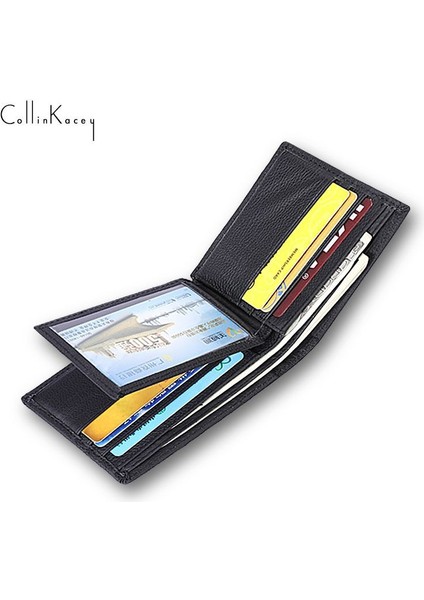 Yeni Erkek Cüzdan Moda Retro Deri Cüzdan Gündelik Çoklu Kart Cüzdan Çok Fonksiyonlu Kart Tutucu Fabrika (Yurt Dışından) fırsatları