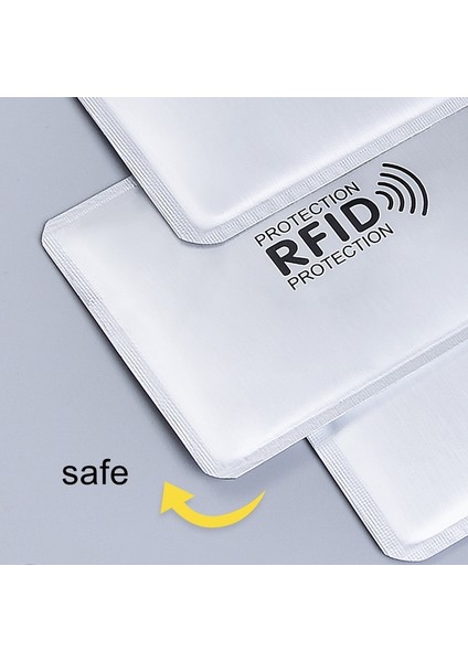 Erkekler Anti Rfid Cüzdan Engelleme Okuyucu Kilidi Banka Kartı Tutucu Kimlik Banka Kartı Durumda Koruma Metal Kredi Tutucu Alüminyum 7 Renk (Yurt Dışından) fırsatları