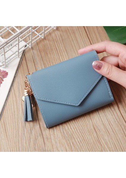 Kısa Püskül Cüzdan Kadın Moda Çanta Kadın Mini Cüzdan Yeni Moda Koreli Öğrenciler Sevimli Çanta Bayanlar Küçük Kız Para Çantası (Yurt Dışından) fiyatları