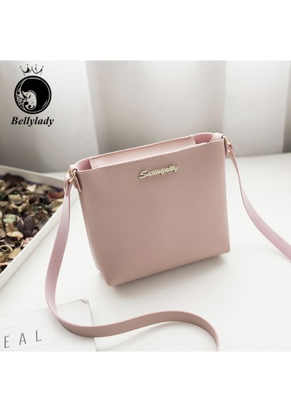 Göbeklady Kadın Crossbody Çanta Rahat Pu Deri Trendy Düz Renk Fermuarlı Kare Omuz Çantası (Yurt Dışından) fiyatları