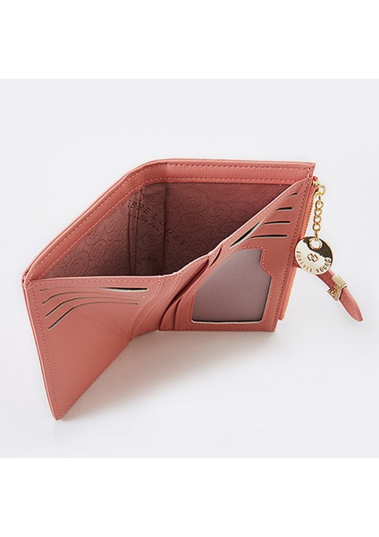 Lüks Deri Kısa Kadın Cüzdan Birçok Bölüm Bayanlar Küçük Debriyaj Para Para Kart Sahipleri Çanta Ince Kadın Cüzdan Cartera (Yurt Dışından) fırsatları