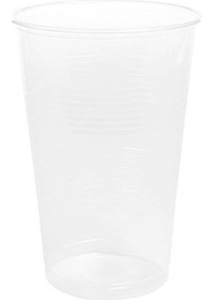 Plastik Bardak Kalın Şeffaf 250 cc 50'li