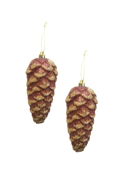 Simli Naturel Kozalak 12,5 cm 2li