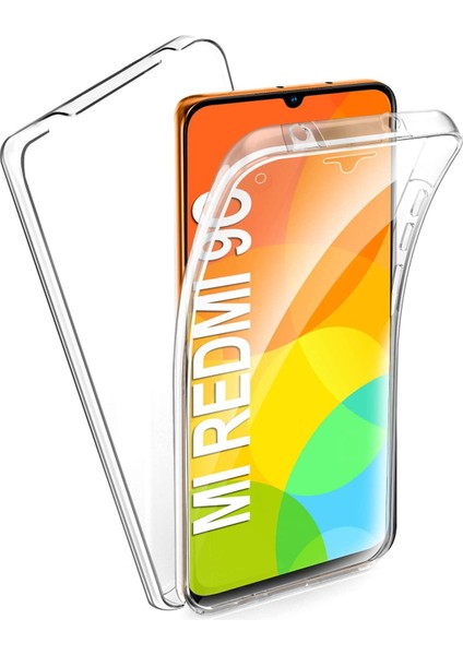 Xiaomi Redmi 9c 360 Derece Kılıf Full Tam Koruma Ön Arka Şeffaf Kılıf