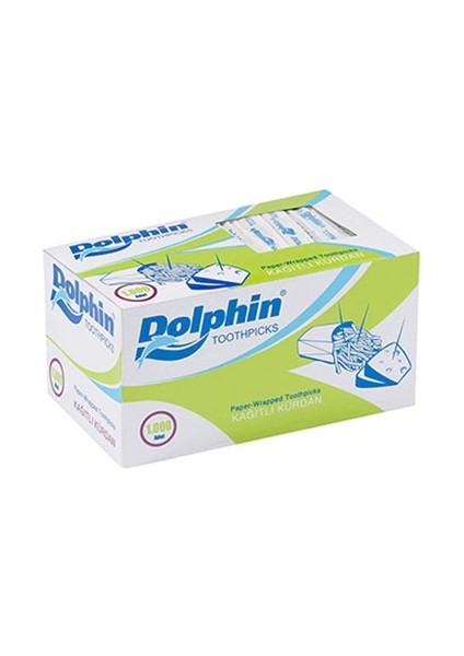 Dolphin Kağıtlı Kürdan 1000'li