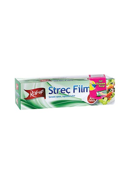 Kayar Bıçaklı Streç Film 45 cm x 300 m 9mic 16 Adet Koli