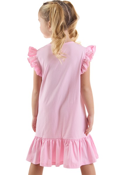 Unicorn Magic Kız Çocuk Pembe Elbise