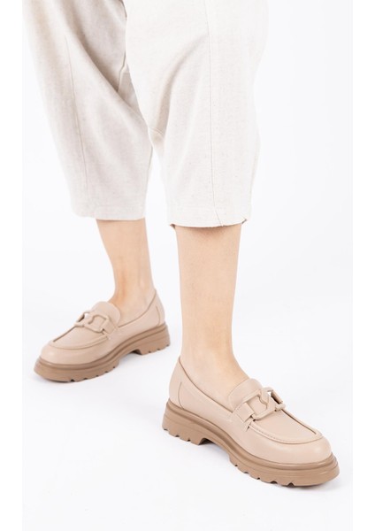 Gohan Kadın Nut Loafer Ayakkabı