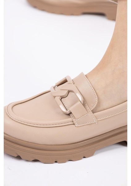 Gohan Kadın Nut Loafer Ayakkabı