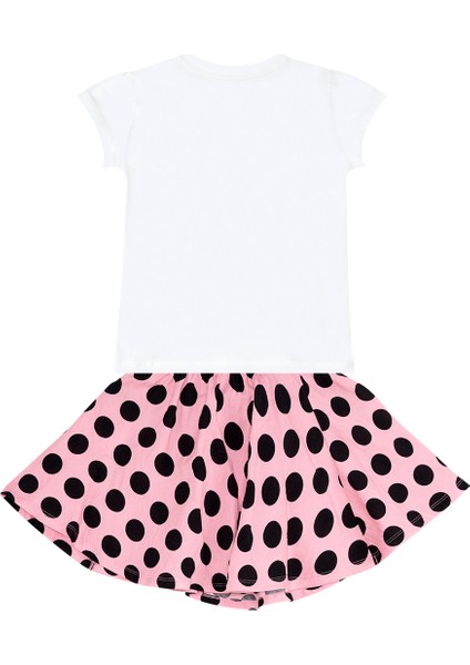 Çita Kız Çocuk T-Shirt Pembe Etek Takım