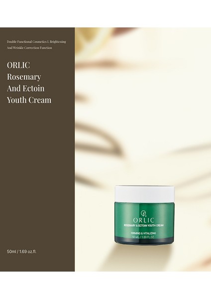 Orlicrosemary & Ectoin Youth Cream - Biberiye & Ektoin Özlü Yaşlanma Karşıtı Krem modelleri