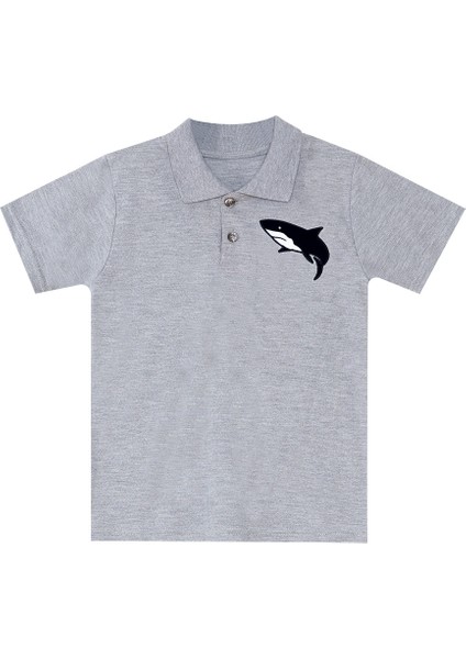 Shark Erkek Çocuk Polo Yaka T-Shirt Şort Takım