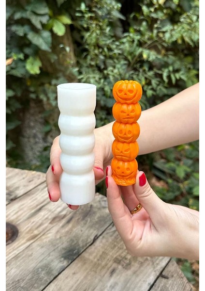 Kabak Totem Tekli Mum Kalıbı ( Silikon ) 1 Adet