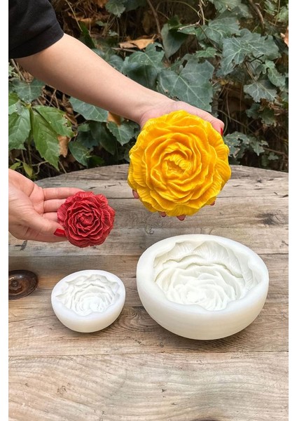 Şakayık Set Mum Kalıpları ( Silikon ) 1 Adet