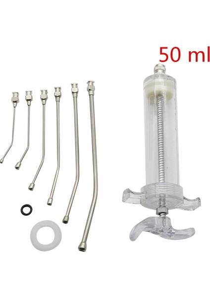 50ML Takım Stili Mlml Papağan Besleme Şırıngası Papağanlar Kuş Besleme Şırıngası Witurved Gavaj Tüpleri (Yurt Dışından)