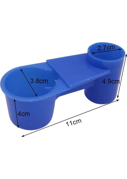 1 Adet CW300 Tarzı Plastik Kanatlı Besleyici Pet Kuşlar Besleme Tekneli Papağan Maması Su Kasesi Besleme Sıçramaya Dayanıklı Fincan Güvercinler Kafes Besleyici (Yurt Dışından)