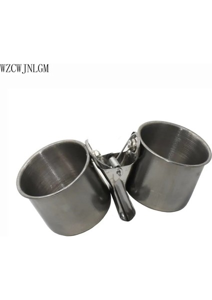 50MM Tarzı S Beden Güvercin Gıda Suyu Besleme Kuş Çift Bardak Klipsli Paslanmaz Çelik Papağan Kafesi Standı Kuş Içme Cu (Yurt Dışından) fiyatları