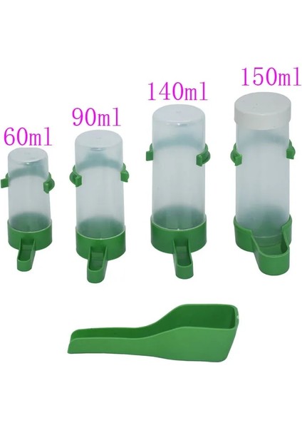 150ML Tarzı M Beden Kuş Su Tiryakisi Besleyici Waterer Klip ile Pet Kuş Malzemeleri Dispenser Şişe Pet Papağan Güvercin Tiryakiler Için Içme Fincan Kaseler (Yurt Dışından) fiyatları
