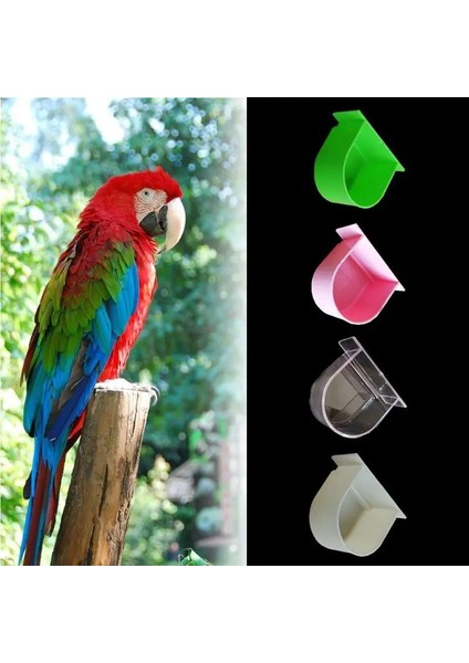 E Stili Kuş Kafesi Yiyecek Kutuları Yalak Papağan Besleyici Yiyecek Su Kasesi Fincan Muhabbet Kuşu Amerika Papağanı Ispinozları Kanarya Kuş Besleme Kuş Kafesi Yiyecek Kutuları (Yurt Dışından) indirimleri