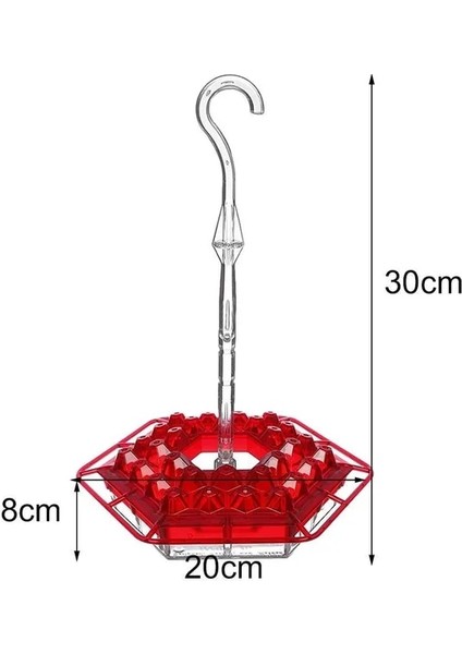 1 Adet Tarzı Mary'nin Tatlı Sinek Kuşu Besleyicisi ve Yerleşik Karınca Hendeği Temizlemesi Kolay Yard Bahçe Dekoru Кормушка Для Птиц (Yurt Dışından)