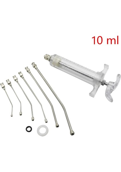 10ML Takım Stili Mlml Papağan Besleme Şırıngası Papağanlar Kuş Besleme Şırıngası Witurved Gavaj Tüpleri (Yurt Dışından)