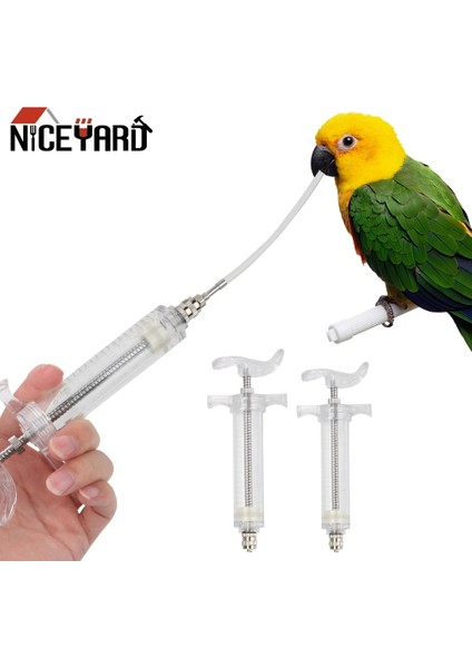 20 ml Stili 20MLML Papağan Besleme Şırınga Ayarlanabilir Bebek Kuş Besleyici Elle Yükseltilmiş Emzirme Kuş Malzemeleri (Yurt Dışından) modelleri
