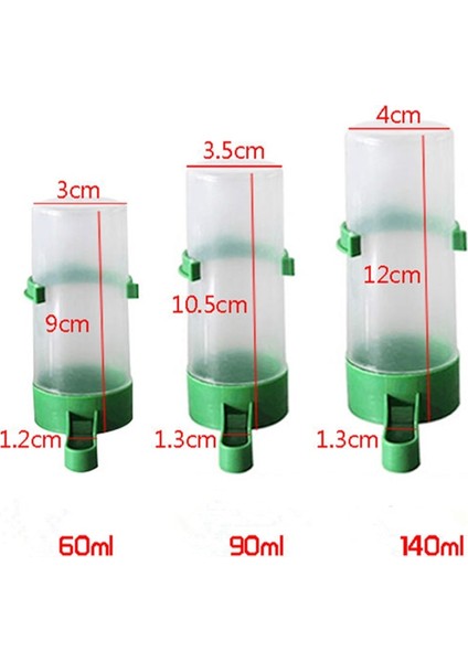 L Tarzı Kuş Su Tiryakisi Besleyici Waterer Klip ile Pet Kuş Malzemeleri Dispenser Şişe Pet Papağan Kafesi Için Içme Fincan Kaseler (Yurt Dışından) fırsatları