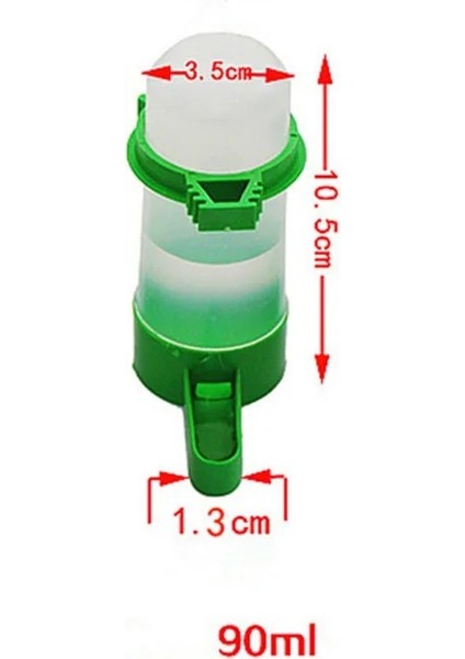M Tarzı Pet Kuş Su Tiryakisi Besleyici Waterer Klip Malzemeleri ile Dispenser Şişe Içme Kupası Pet Papağan Kafesi Için Kaseler (Yurt Dışından)