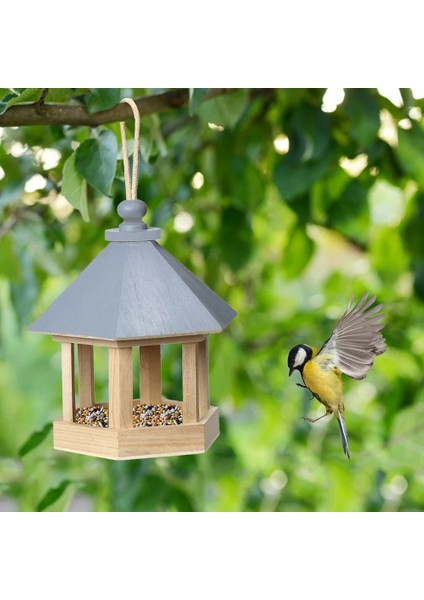 Pembe Tarzı Yard Bahçe Pencere Asılı Süsler Kuş Besleyici Ahşap Birdhouse Papağan Kafesi Asılı Bahçe Yard Dekor Için Birdhouse (Yurt Dışından) fiyatları