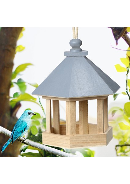 Pembe Tarzı Yard Bahçe Pencere Asılı Süsler Kuş Besleyici Ahşap Birdhouse Papağan Kafesi Asılı Bahçe Yard Dekor Için Birdhouse (Yurt Dışından) fırsatları