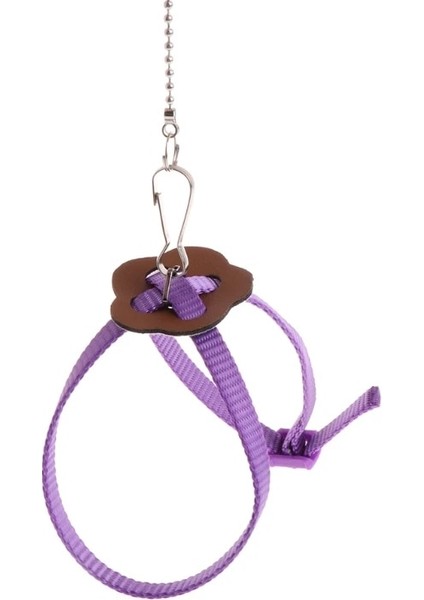 Rastgele Teslim Tarzı Pembe Renkli Papağan Kuş Tasma Açık Ayarlanabilir Koşum Eğitim Halat Kemer Yürüyüş Kurşun Kuş Tasma (Yurt Dışından) fırsatları