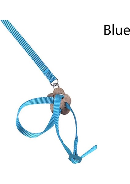 Mavi Stil Anti-Bite Uçan Eğitim Halatı Papağan Kuş Pet Tasma Kitleri Ultralight Koşum Tasma Yumuşak Taşınabilir Pet Oyuncaklar (Yurt Dışından)