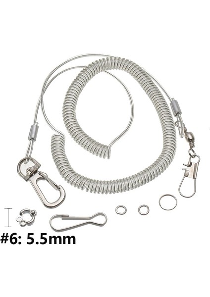 No.6 Tarzı 3m Papağan Kuş Uçan Eğitim Tasması Anti-Isırık Ultra Hafif Esnek Halat Bacak Halkalı Koşum Açık Ara Papağan Papağanı Starling (Yurt Dışından)