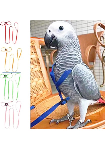 Pembe Tarzı Pet Kuş Koşum ve Tasma Ayarlanabilir Papağan Kuş Koşum Tasma Pet Anti Bite Eğitim Halatı Yumuşak Taşınabilir Pet Oyuncaklar Açık (Yurt Dışından) fiyatları