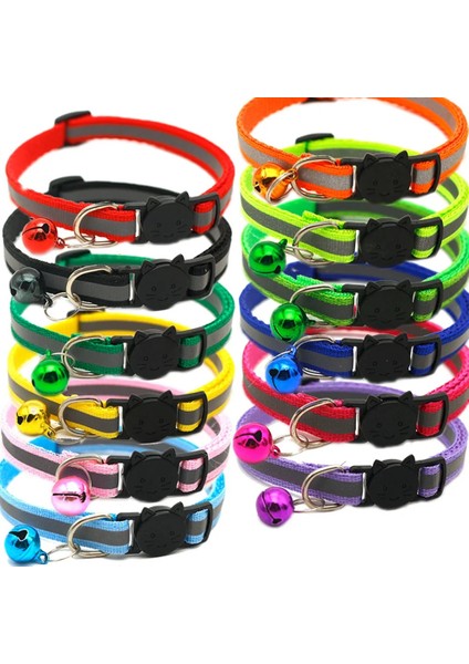 Renk 12 Tarzı 1.0cm 19-32CM Yansıtıcı Çanlı Kedi Tasması Ayarlanabilir Katı ve Güvenli Ayrılabilir Tasmalar Kediler Için Naylon Kitty Ayrılabilir Tasma Evcil Hayvan Aksesuarları (Yurt Dışından) modelleri