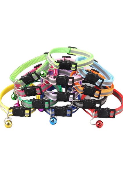 Renk 12 Tarzı 1.0cm 19-32CM Yansıtıcı Çanlı Kedi Tasması Ayarlanabilir Katı ve Güvenli Ayrılabilir Tasmalar Kediler Için Naylon Kitty Ayrılabilir Tasma Evcil Hayvan Aksesuarları (Yurt Dışından) fırsatları