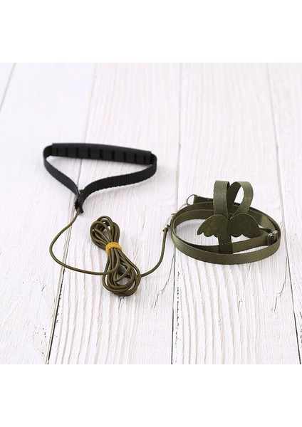 Ordu Yeşili Tarzı Xl Beden Ayarlanabilir Papağan Kuş Koşum Tasma Anti-Bite Eğitim Koşum Papağanlar Için Açık Yürüyüş Uçan Halat Kuş Malzemeleri (Yurt Dışından)