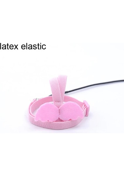 Pembe Stil 2-Xs Papağan Kuş Koşum Tasma Seti Ayarlanabilir Papağanlar Açık Uçan Halat Anti-Bite Eğitim Koşum Papağan Küçük Kuş (Yurt Dışından)