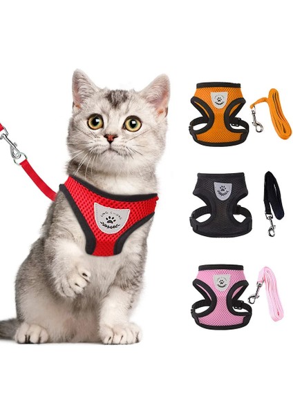Kırmızı Stil L Beden Örgü Kedi Koşum ve Tasma Nefes Yansıtıcı Yavru Kediler Koşum Fransız Bulldog Chihuahua Pug Için Küçük Köpek Yavrusu Koşum (Yurt Dışından) fiyatları