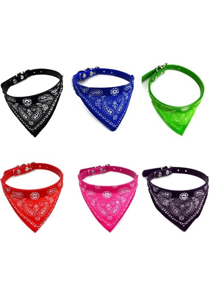 Pembe Stil 1.5CMX30CM Ayarlanabilir Kedi ve Köpek Bandana Yaka Pu Pet Boyun Atkı Baskılı Üçgen Eşarp ile (Yurt Dışından) modelleri