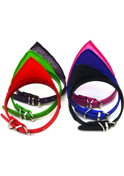 Pembe Stil 1.5CMX30CM Ayarlanabilir Kedi ve Köpek Bandana Yaka Pu Pet Boyun Atkı Baskılı Üçgen Eşarp ile (Yurt Dışından) indirimleri