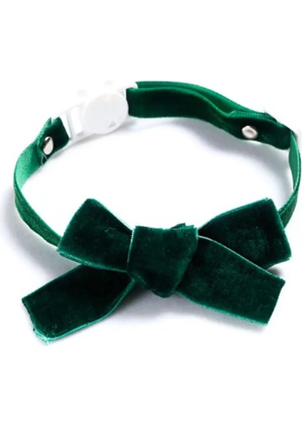 Yeşil Stil Kedi Yaka Koparma Çan Yumuşak Kadife Yavru Yaka Ayarlanabilir Küçük Pet Yaka Kedi Yavrusu Kitty Için Kırmızı Mavi Yeşil Pembe (Yurt Dışından)