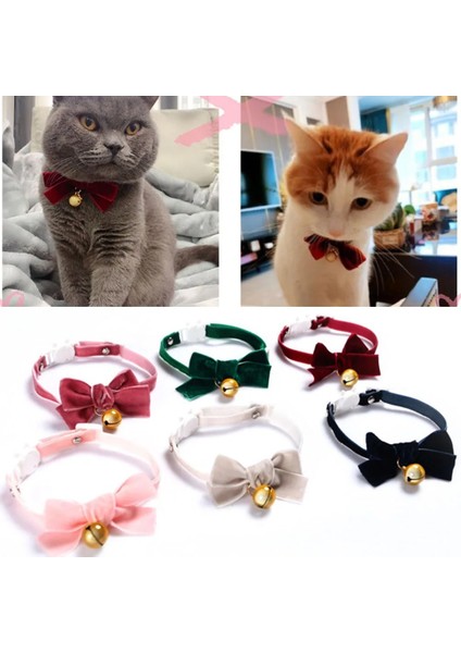 Yeşil Stil Kedi Yaka Koparma Çan Yumuşak Kadife Yavru Yaka Ayarlanabilir Küçük Pet Yaka Kedi Yavrusu Kitty Için Kırmızı Mavi Yeşil Pembe (Yurt Dışından) fiyatları
