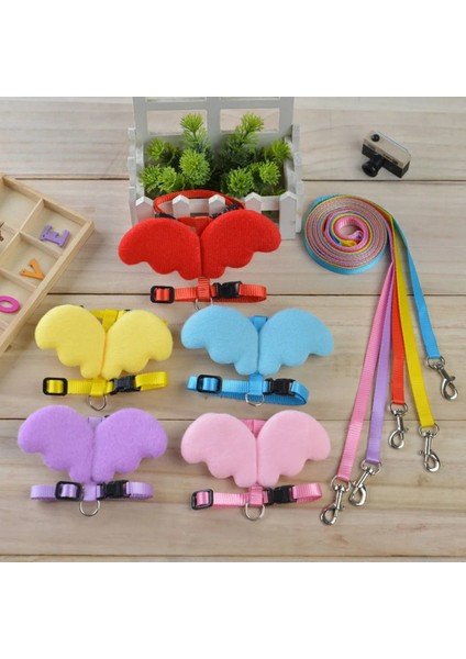 Gök Mavisi Tarzı Xs Beden Sevimli Meleğin Kanatları Kedi Koşum Tasma ile Ayarlanabilir Yaka Naylon Halat Kedi Yavrusu Köpek Domuz Gelincik Küçük Pet Hayvan Aksesuarları (Yurt Dışından) fiyatları