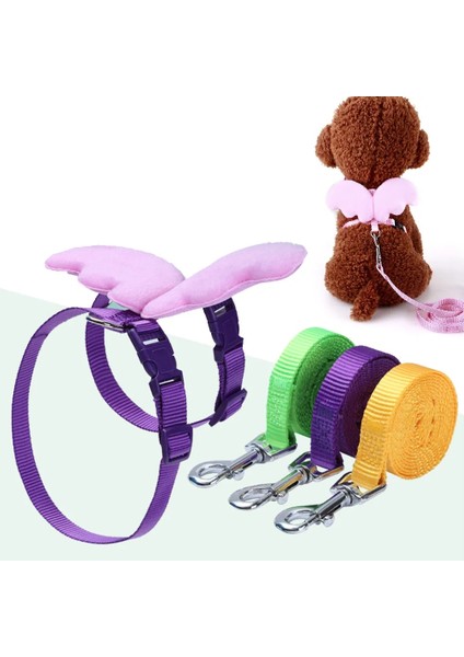 Gök Mavisi Tarzı Xs Beden Sevimli Meleğin Kanatları Kedi Koşum Tasma ile Ayarlanabilir Yaka Naylon Halat Kedi Yavrusu Köpek Domuz Gelincik Küçük Pet Hayvan Aksesuarları (Yurt Dışından) fırsatları